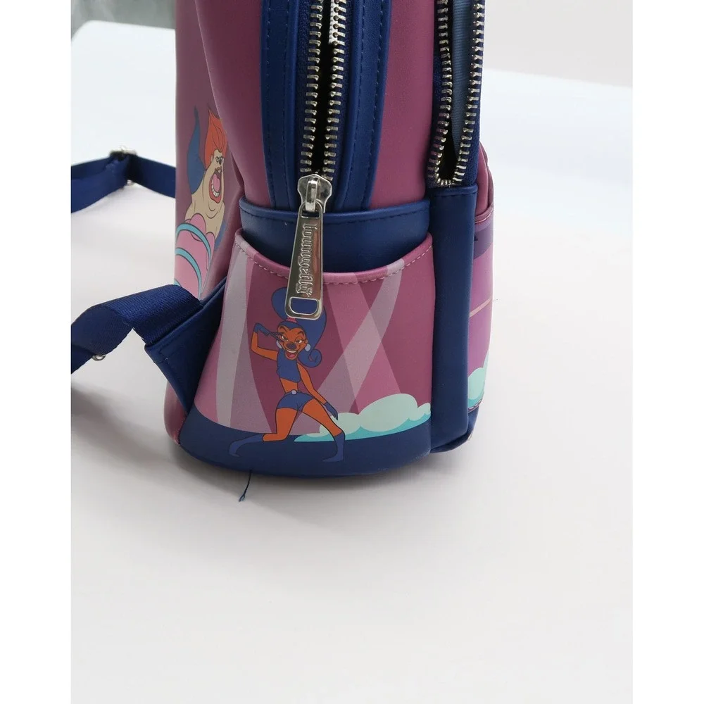 Loungefly Disney A Goofy Movie Powerline Max Goofy Roxanne Mini Backpack Blue
